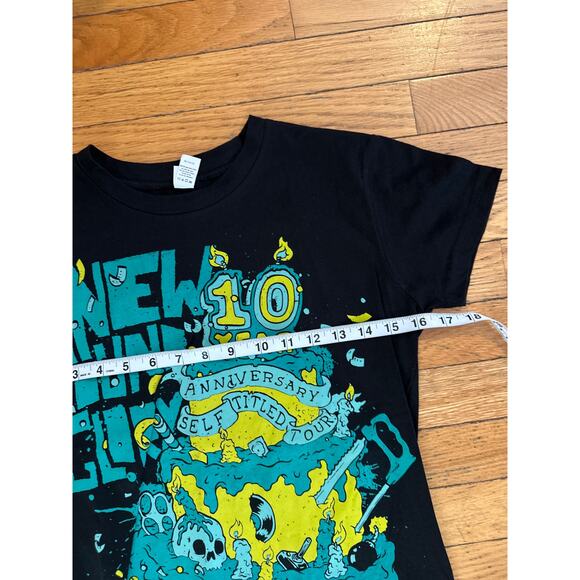 New Found Glory 10 Year Anniversary Tour T-Shirt Black Size M Pop Punk Band - Picture 4 of 5